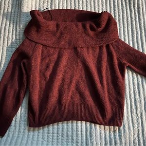 Off the shoulder sweater